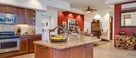 Spacious Luxury Suite with Gourmet Kitchen