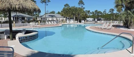 Outdoor Communal Pool - We Can Sea Clearly..You Need a Beach Vacation! Great Pool~3/2~Near the Beach! Book Today for your Vacay!!!