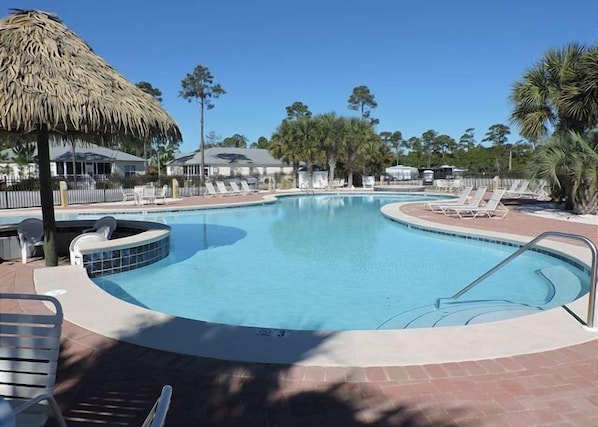 Outdoor Communal Pool - We Can Sea Clearly..You Need a Beach Vacation! Great Pool~3/2~Near the Beach! Book Today for your Vacay!!!