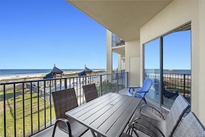 Private Balcony overlooking the Beach and the Gulf