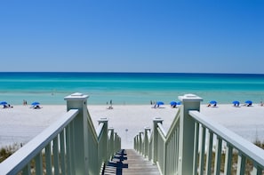 ONLY 69 FEET TO PRIVATE SEASIDE BEACH ACCESS, ACROSS FROM HOME
