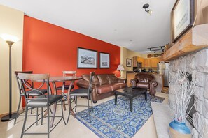 Dining area with seating for four