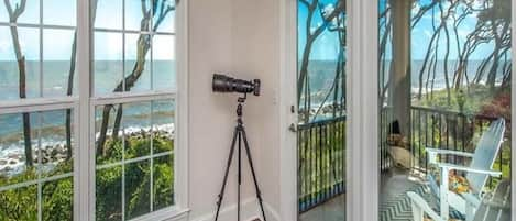 Beautiful Ocean Views  Upstairs Master & Upper Screened Balc