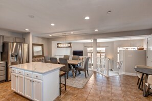 Main Living Area with Living Room, Dining Room, and Kitchen