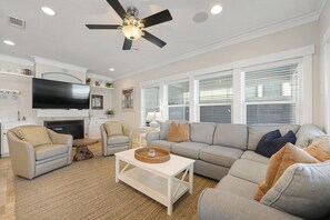 Las Olas - Beachfront Vacation Rental House with Elevator, Private Pool & Boardwalk to Gulf in Miramar Beach, Florida - Five Star Properties Destin/30A