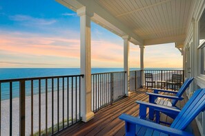 Las Olas - Beachfront Vacation Rental House with Elevator, Private Pool & Boardwalk to Gulf in Miramar Beach, Florida - Five Star Properties Destin/30A