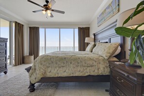 Gulf Front Primary Bedroom with King Size Bed