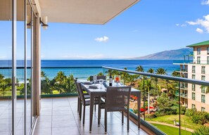 Offering an expansive 340 sq. ft. wraparound balcony
                