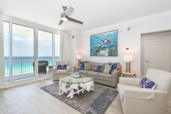 Silver Beach Towers West 1005- Living Area