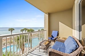 Gulf View Furnished Balcony