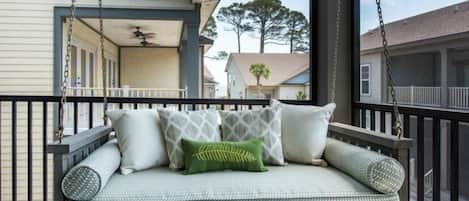 Day Bed Swing on Second Floor