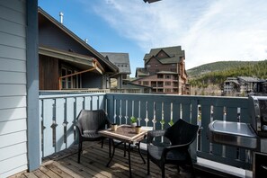 Private deck with mountain & Village views