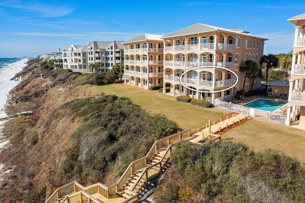 30A Monterey Place - Adorable Beachfront Vacation Rental Condo with Community Pool and Beach Views from Balcony in Seacrest Beach, Florida - Bliss Beach Rentals