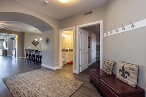 spacious entry