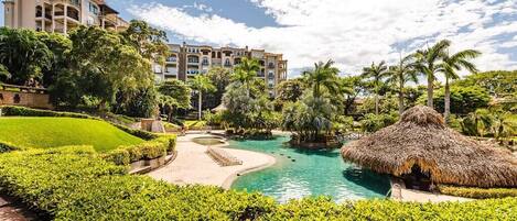 This gorgeous lagoon pool is fun for all ages. 