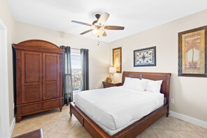 Primary Bedroom with King Size Bed