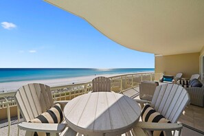 Dunes of Crystal Beach 101 - Gorgeous Gulf Front Vacation Rental Condo with Community Pool and Ocean Views from Balcony in Crystal Beach, Florida - Bliss Beach Rentals