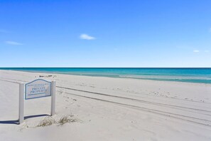 Dunes of Crystal Beach 101 - Gorgeous Gulf Front Vacation Rental Condo with Community Pool and Ocean Views from Balcony in Crystal Beach, Florida - Bliss Beach Rentals