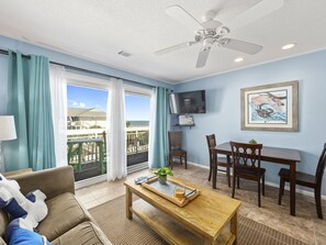 Living Room with Flat Screen TV
