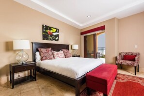 Watch the ocean from the balcony just steps away from your bed. 