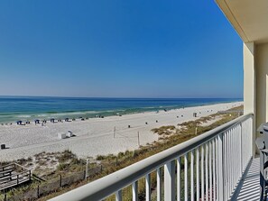 Gulf Front View From Huge Private Balcony