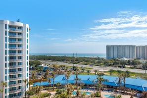 Gulf views from the balcony