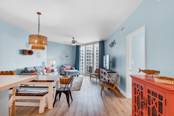 Spacious and open