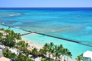 World-Famous Waikiki Beach is Just Across the Street!