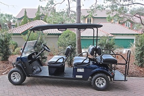 6 passenger Golf Cart included!