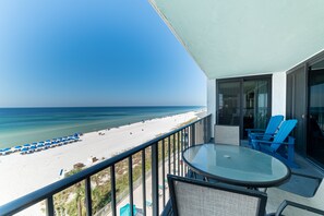 Amazing, huge balcony with plenty of room to stretch out and enjoy the view!