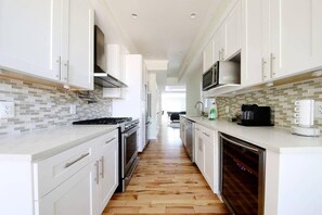 Fully-stocked kitchen