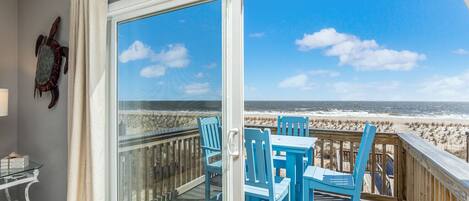Tybee Lights 110C - Directly ocean view with a deck over the sand