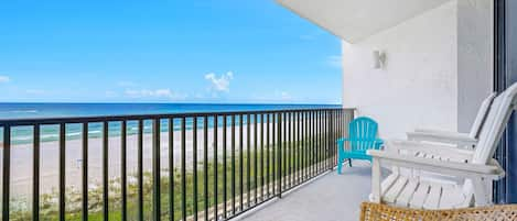 Stunning gulf views from the balcony