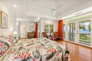 Spacious upstairs master suite with ensuite bathroom