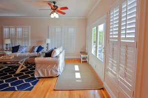 front door into living room