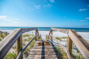 Boardwalk to beach