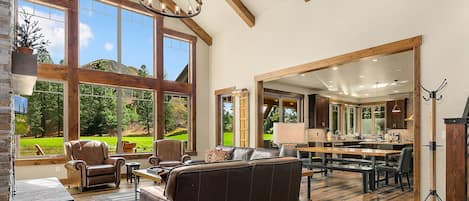 Three Pines Lodge at Tipple Hill - Beautiful views from the open concept great room!