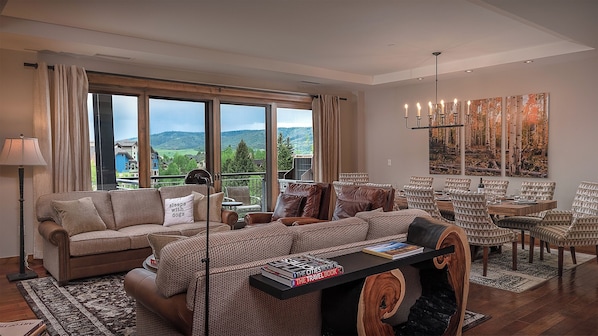 Great room with outdoor balcony