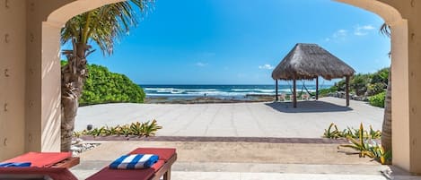 View of the Caribbean - Casa Dena Tankah Tulum Mexico vacation rental