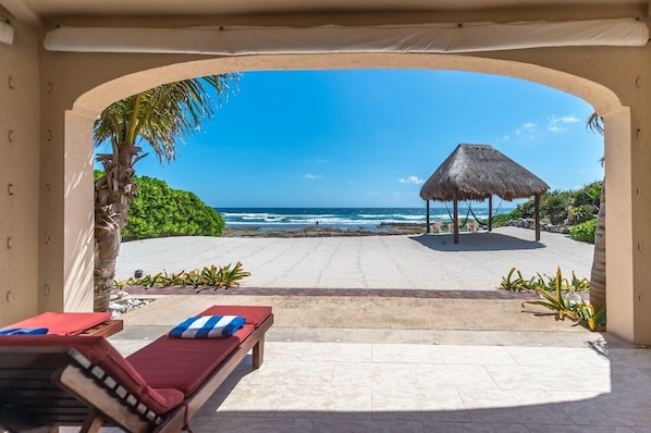 View of the Caribbean - Casa Dena Tankah Tulum Mexico vacation rental