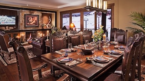 Luxurious dining area