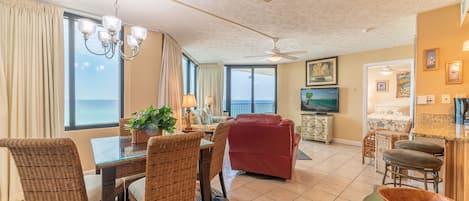 Welcome to "Captain's Cove!" Sunbird 908W.  Incredible beachfront one bedroom, one bath, sleeps 4.  Free dedicated wi-fi provided for this condo.