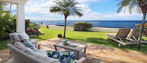 Hale Nani at Koloa Landing - Oceanfront Lanai View - Parrish Kauai