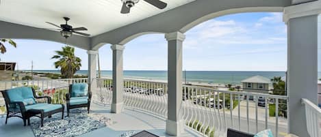 3rd Floor |Outdoor Sitting Area | Overlooking the Beach