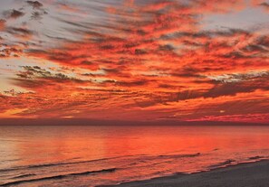 Sunset on the private beach at Adagio - You are just steps from the beach walkover to enjoy sunsets on Adagio's private beach - or schedule a photographer to capture family photos to treasure forever!