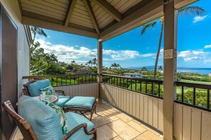 Relax on the spacious lanai and enjoy the view!
