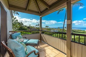 Relax on the spacious lanai and enjoy the view!