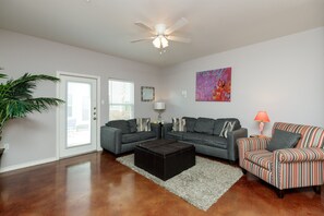 Spacious first floor is ideal for spending time with loved ones