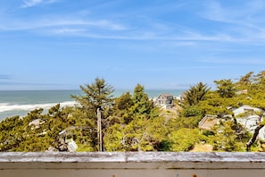 Blick von der Unterkunft
