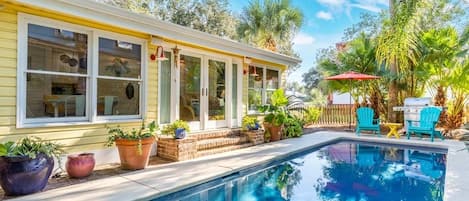 Find you Island Bliss on Tybee Island with this amazing pool area